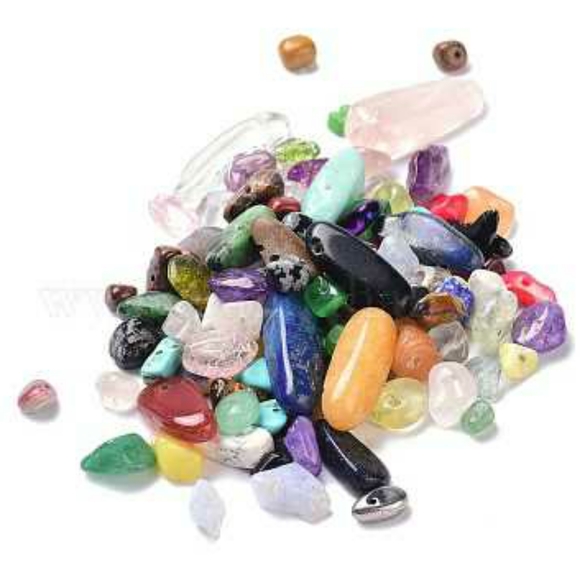 Semi Precious Gemstones Beads Crystals Stones Rocks Jewelry Findings - Picture 3 of 9